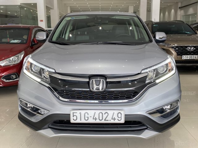 Bán xe Honda CRV 2.4L màu bạc, xe đẹp, biển SG, trả góp chỉ 276 triệu0