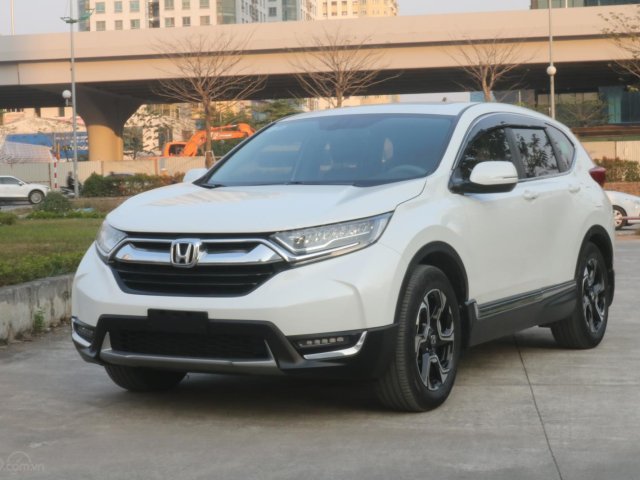 Cần bán lại xe Honda CR V sản xuất 2018, màu trắng giá cạnh tranh0