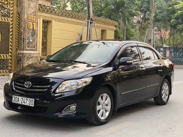 Bán xe Toyota Corolla Altis sản xuất năm 2009, màu đen, 399tr0