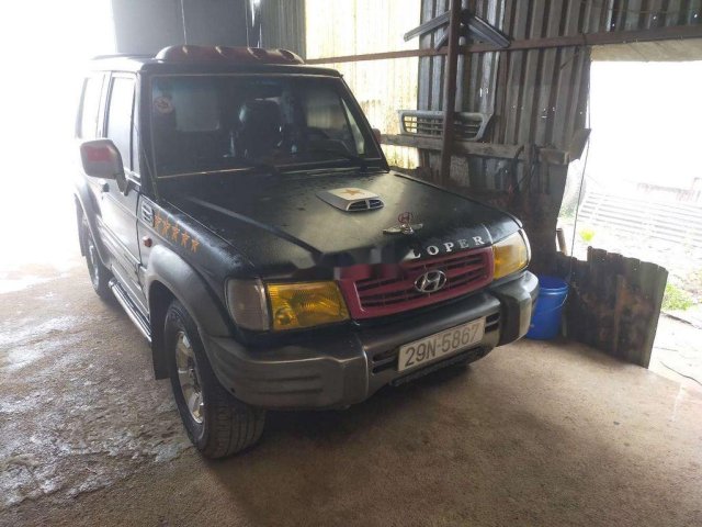 Bán xe Hyundai Galloper năm sản xuất 2001, màu đen, xe nhập 