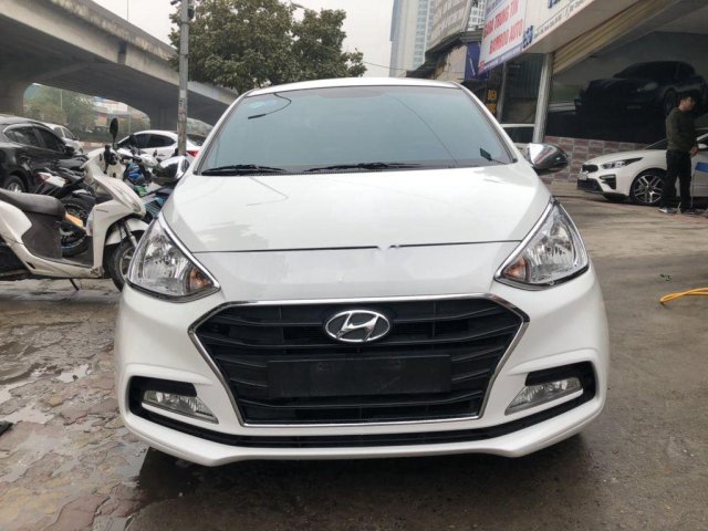 Bán xe Hyundai Grand i10 năm sản xuất 2019, màu trắng0