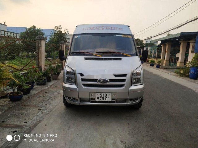 Bán ô tô Ford Transit 6 chỗ ngồi + 900kg đời 2007, màu bạc, giá chỉ 180 triệu