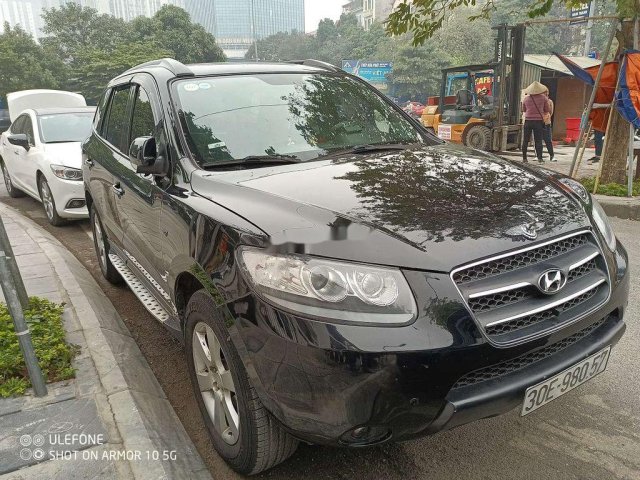 Xe Hyundai Santa Fe 2009, màu đen