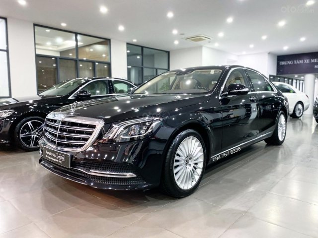 Bán Mercedes S450L 2020 bản Limited siêu lướt, chính chủ, biển đẹp màu đen/kem, giá cực tốt