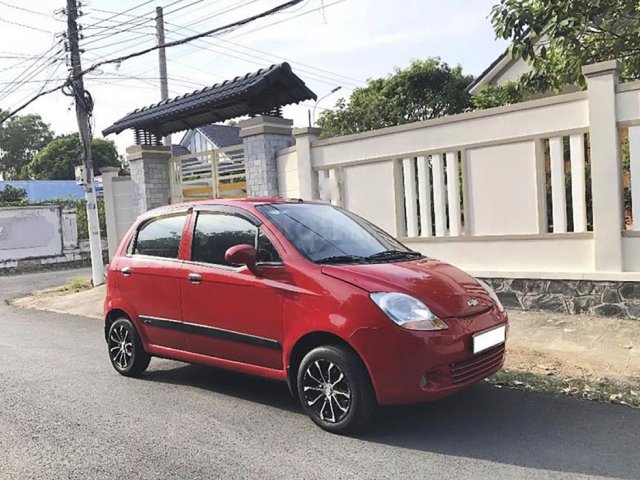 Xe Chevrolet Spark Lite Van 0.8 MT sản xuất 2014, màu đỏ 