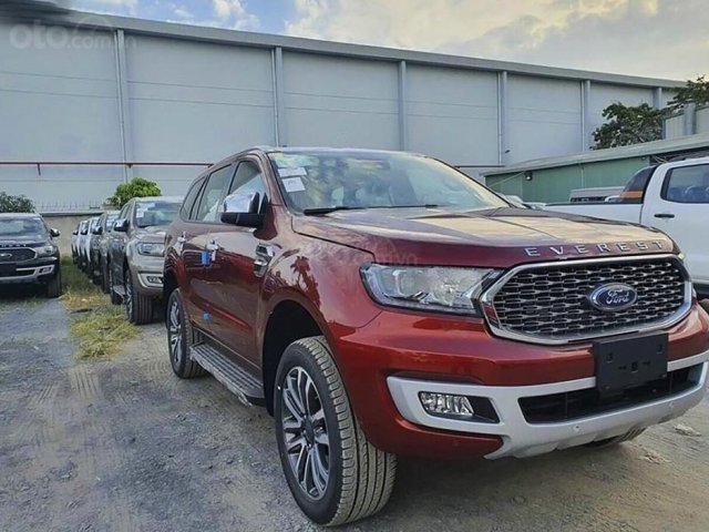 Bán ô tô Ford Everest Titanium 2.0L 4x2 AT năm sản xuất 2021, màu đỏ, xe nhập