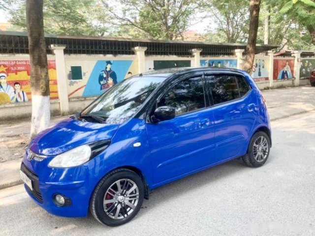 Bán xe Hyundai Grand i10 1.0MT sản xuất năm 2009, màu xanh lam giá cạnh tranh0