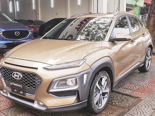 Bán Hyundai Kona 1.6 Turbo sản xuất 2020, màu nâu 0