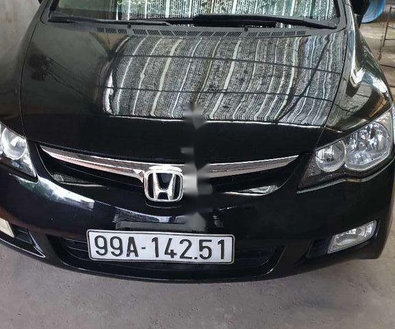 Cần bán lại xe Honda Civic đời 2008, màu đen, nhập khẩu 