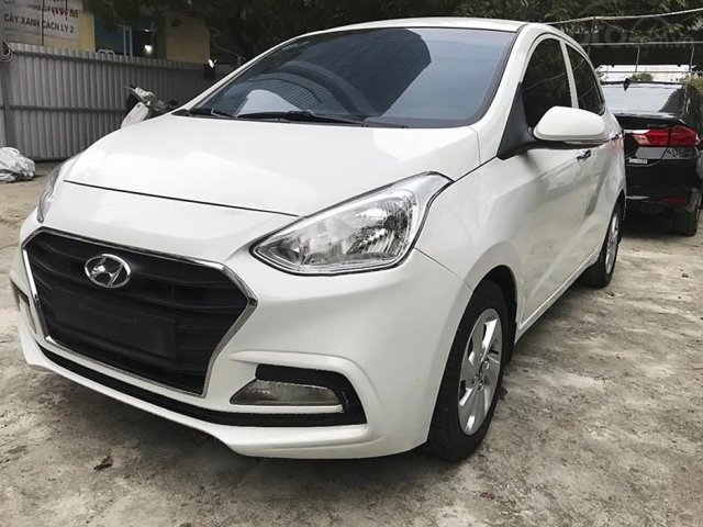 Cần bán lại xe Hyundai Grand i10 năm sản xuất 2019, màu trắng còn mới0