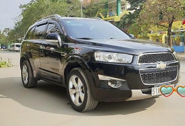 Cần bán Chevrolet Captiva LTZ sản xuất năm 2013, màu đen