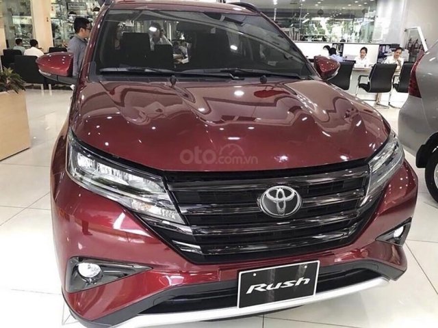 Bán xe Toyota Rush 2021, màu đỏ, nhập khẩu nguyên chiếc, 633tr0