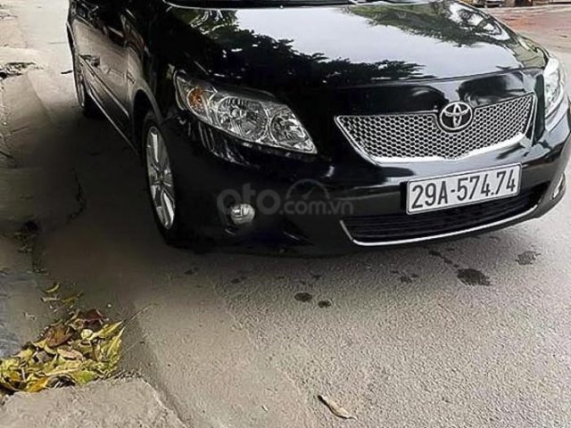 Cần bán xe Toyota Corolla Altis sản xuất năm 2009, màu đen