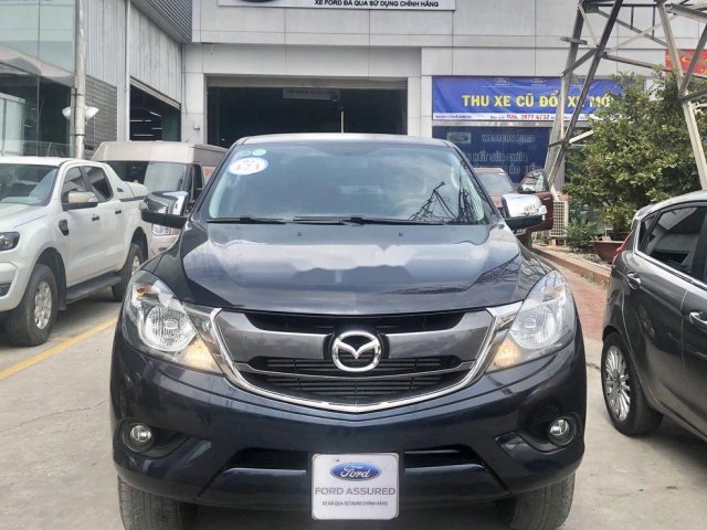 Cần bán lại xe Mazda BT 50 2018, màu đen, xe nhập 