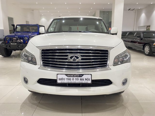 Bán Xe Infiniti QX56 năm 2012, màu trắng, xe siêu đẹp