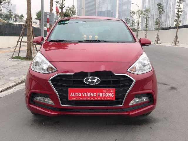 Bán Hyundai Grand i10 1.2AT sản xuất 2017, màu đỏ 