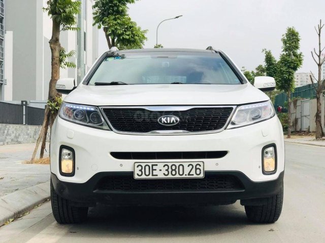 Bán xe Kia Sorento 2.2L năm 2017, màu trắng còn mới, giá nhỉnh 7 đồng0