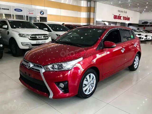 Xe Toyota Yaris 1.5G năm sản xuất 2017, màu đỏ, xe nhập