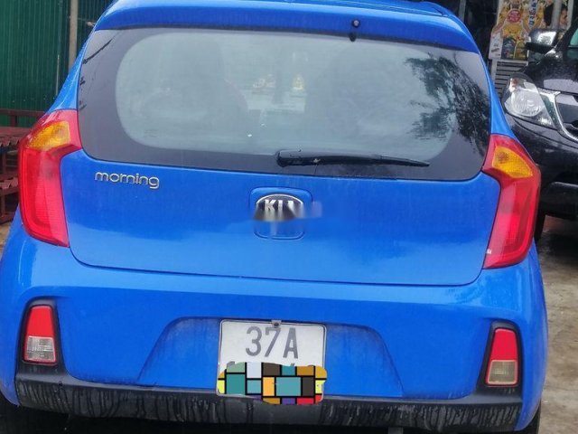 Bán ô tô Kia Morning đời 2014, màu xanh lam, xe nhập 