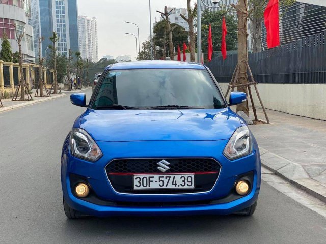 Bán ô tô Suzuki Swift GLX sản xuất năm 2018, màu xanh lam, giá nhỉnh 500 triệu0