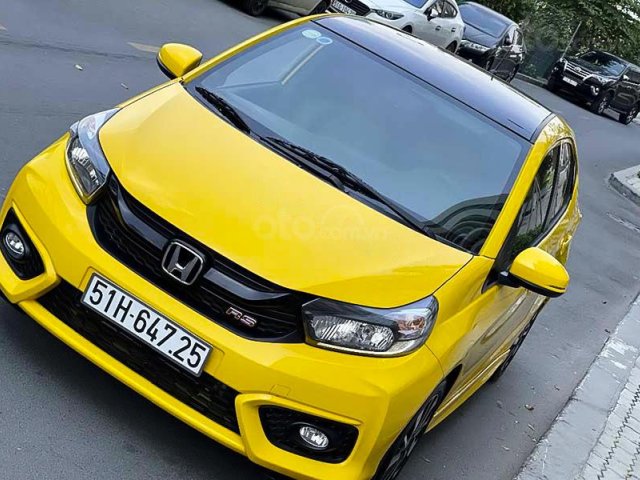 Bán Honda Brio sản xuất 2020, màu vàng, nhập khẩu còn mới, giá 456tr