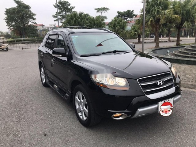 Bán ô tô Hyundai Santa Fe đời 2008, màu đen, nhập khẩu0