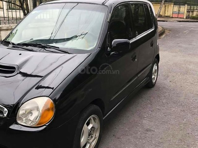 Bán Hyundai Atos 0.8 AT năm sản xuất 2002, màu đen, nhập khẩu giá cạnh tranh0