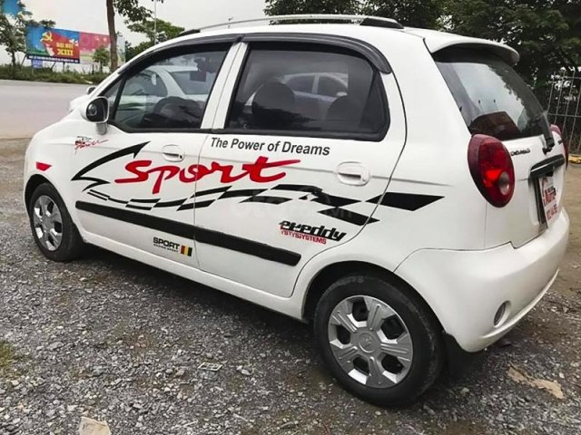 Cần bán lại xe Chevrolet Spark LT 0.8 MT năm sản xuất 2009, màu trắng giá cạnh tranh