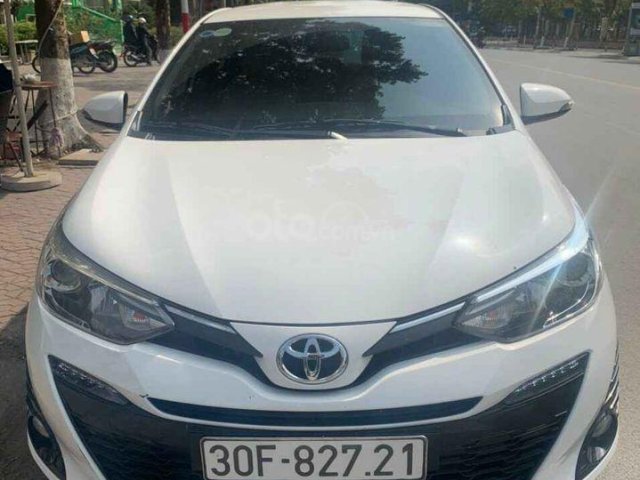 Bán giá cạnh tranh ô tô Toyota Yaris G năm 2019, màu trắng chính chủ, biển Hà Nội0