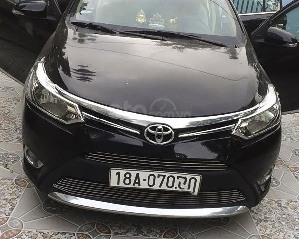 Cần bán xe Toyota Vios 1.5 E năm 2016, màu đen, giá tốt