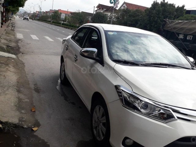 Bán xe Toyota Vios 1.5 bản G năm sx 2016, số tự động màu trắng, đi giữ gìn