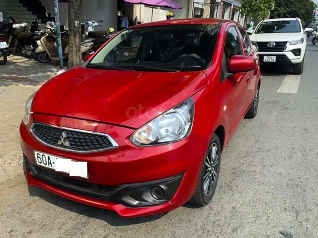 Cần bán gấp Mitsubishi Mirage 2017, màu đỏ, nhập khẩu 