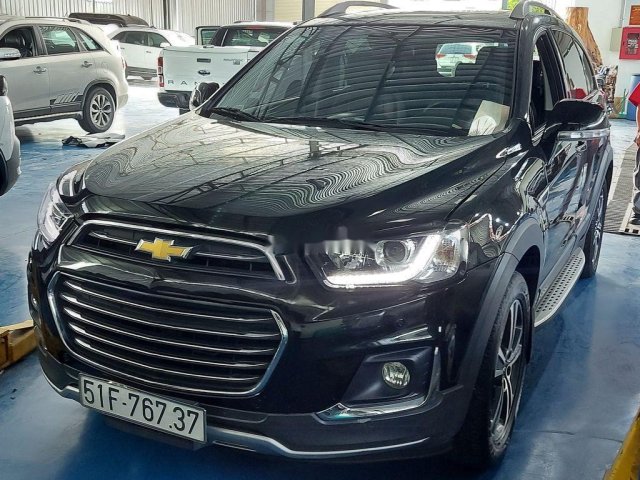 Bán Chevrolet Captiva LTZ sx 2016, màu đen, số tự động0