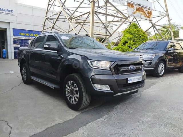 Cần bán lại xe Ford Ranger Wildtrak sản xuất 2016, màu xám, nhập khẩu nguyên chiếc