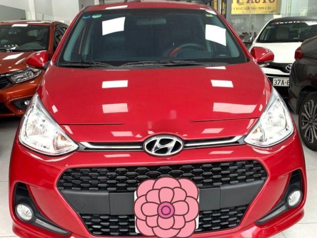 Bán Hyundai Grand i10 đời 2019, màu đỏ còn mới, giá 303tr