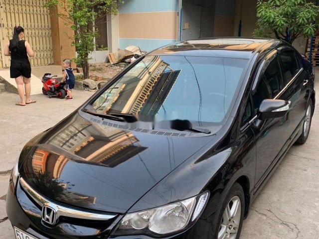 Bán Honda Civic năm 2008, màu đen, 320tr0