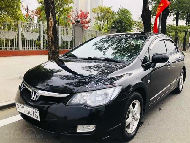 Cần bán lại xe Honda Civic sản xuất 2007, màu đen còn mới giá cạnh tranh0