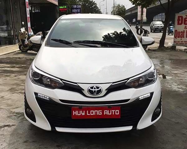 Xe Toyota Yaris 1.5G sản xuất năm 2018, màu trắng, xe nhập0