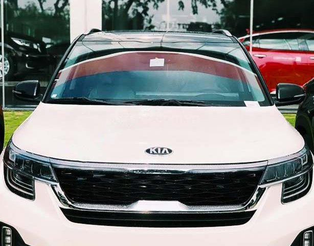 Bán Kia Seltos 1.4 Turbo sản xuất 2021, màu trắng0