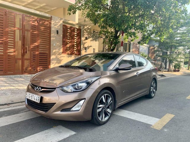 Bán xe Hyundai Elantra 2014, màu nâu, nhập khẩu nguyên chiếc, giá 466tr0