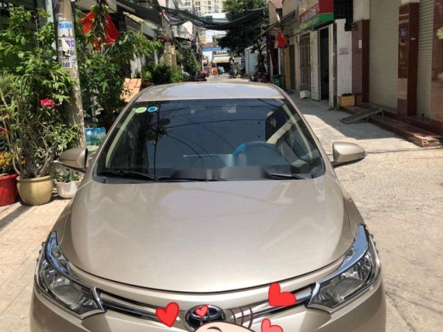 Bán Toyota Vios sản xuất 2018, màu vàng, xe nhập còn mới, 550tr