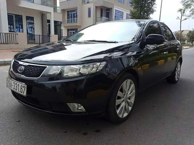 Cần bán gấp Kia Cerato 1.6 AT sản xuất năm 2012, màu đen