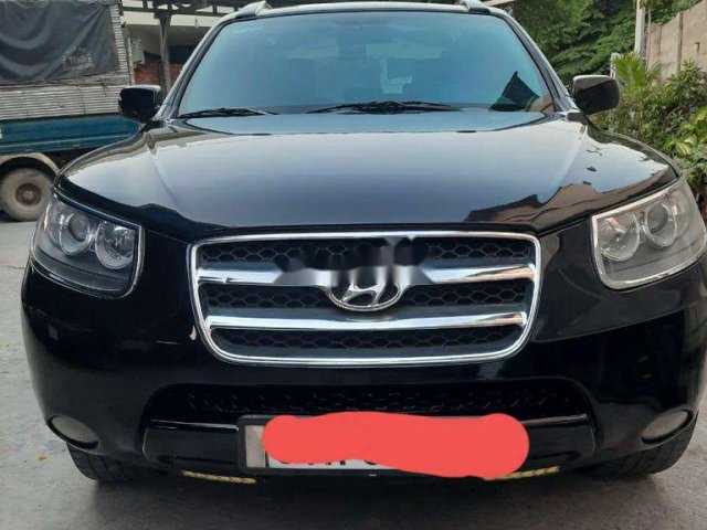 Xe Hyundai Santa Fe 2008, màu đen, nhập khẩu nguyên chiếc