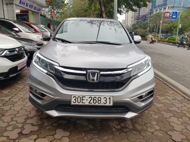 Honda CRV 2.4 2016 màu bạc, biển Hà Nội