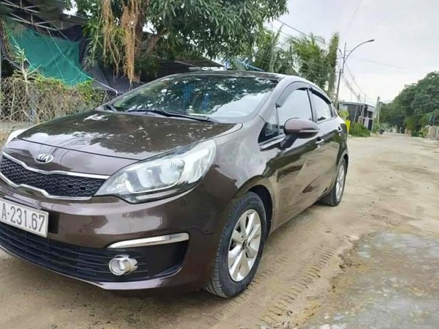 Bán xe Kia Rio 1.4 AT năm 2015, màu nâu, nhập khẩu nguyên chiếc, giá 398tr