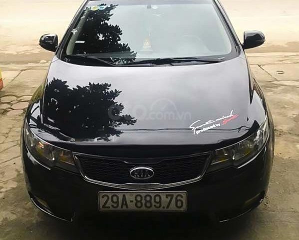 Cần bán lại xe Kia Cerato 2010, màu đen, nhập khẩu, giá 365tr0