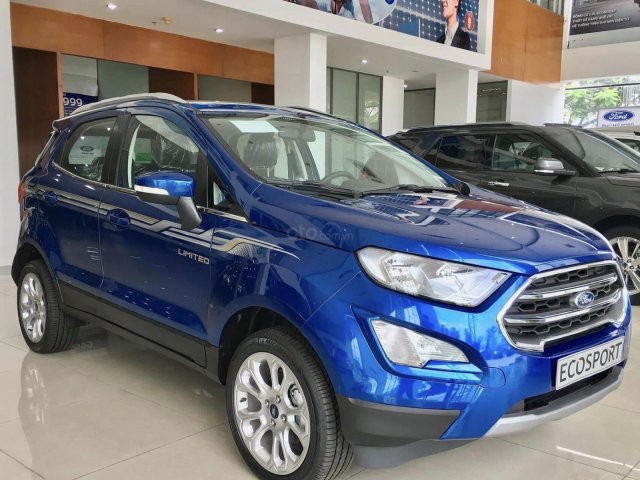 Ford Ecosport 2021 hỗ trợ vay đến 90% - Màu xanh, giao ngay - Giảm tiền mặt + Tặng bảo hiểm thân vỏ và phim cách nhiệt0