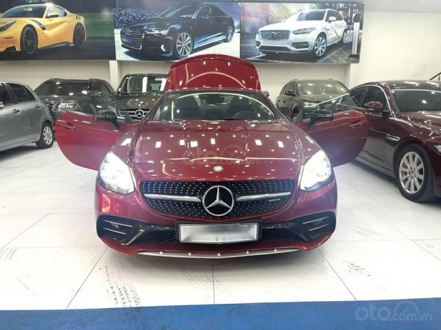 Mercedes SLC43 mui xếp cứng, 2 cửa model 2018, SX 2017 đi được 16090km quá mới0