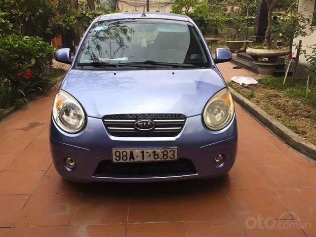 Bán xe Kia Morning sản xuất 2009, màu xanh lam còn mới, 104tr0