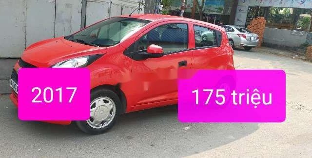 Bán Chevrolet Spark đời 2017, màu đỏ, 175tr